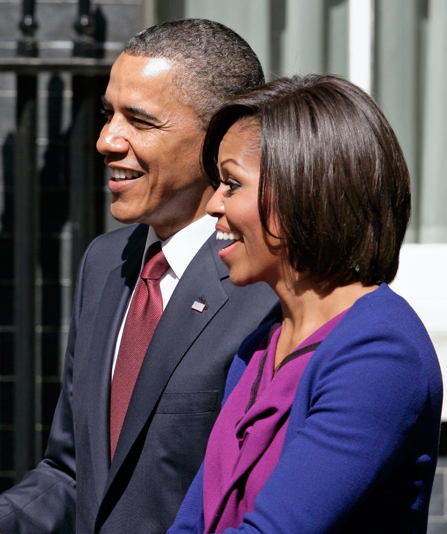 Michelle og Barack Obama
